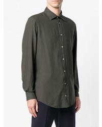 Chemise de ville olive Massimo Alba