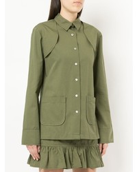 Chemise de ville olive Matin