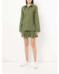 Chemise de ville olive Matin