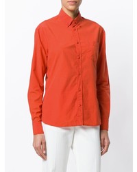 Chemise de ville orange Tomas Maier