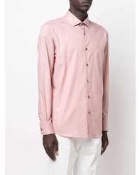 Chemise de ville rose Ermenegildo Zegna