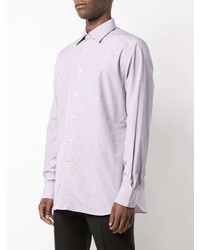 Chemise de ville violet clair Ermenegildo Zegna