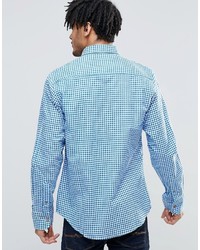 Chemise écossaise bleu clair Brave Soul