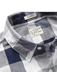 Chemise écossaise bleue J.Crew