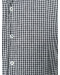 Chemise écossaise grise Lardini