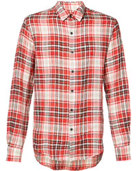 Chemise écossaise rouge TOMORROWLAND