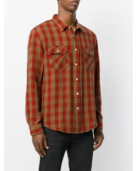 Chemise écossaise rouge Levi's