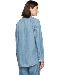 Chemise en chambray bleu clair Chimala