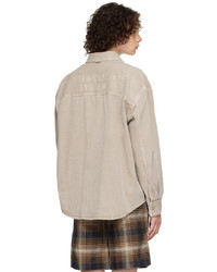 Chemise en jean beige System