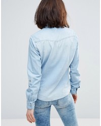 Chemise en jean bleu clair Only