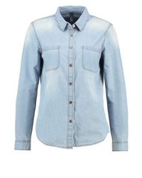 Chemise en jean bleu clair Benetton