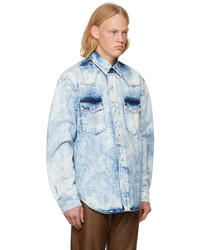 Chemise en jean bleu clair VTMNTS