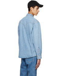 Chemise en jean bleu clair Kenzo