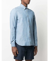 Chemise en jean bleu clair Boglioli