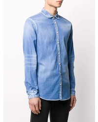 Chemise en jean bleu clair DSQUARED2