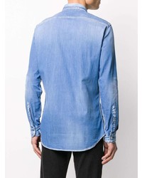 Chemise en jean bleu clair DSQUARED2