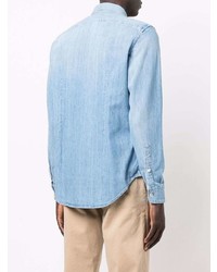 Chemise en jean bleu clair Eleventy