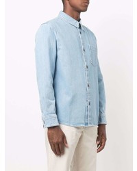 Chemise en jean bleu clair A.P.C.