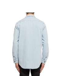 Chemise en jean bleu clair Givenchy