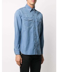 Chemise en jean bleu clair Tom Ford