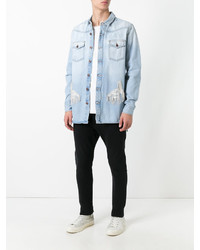 Chemise en jean bleu clair Off-White