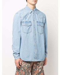 Chemise en jean bleu clair Diesel