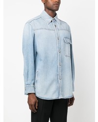 Chemise en jean bleu clair Valentino Garavani