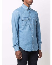 Chemise en jean bleu clair Tom Ford