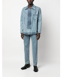 Chemise en jean bleu clair Namacheko