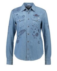 Chemise en jean bleu clair Mother