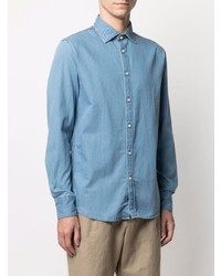 Chemise en jean bleu clair Deperlu