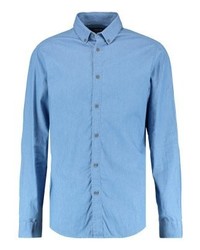 Chemise en jean bleu clair Solid