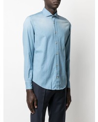 Chemise en jean bleu clair Eleventy