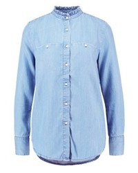 Chemise en jean bleu clair Teddy Smith
