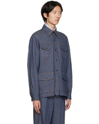 Chemise en jean bleu marine SASQUATCHfabrix.