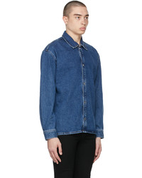 Chemise en jean bleu marine Frame