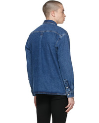 Chemise en jean bleu marine Frame