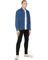 Chemise en jean bleu marine Frame