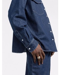 Chemise en jean bleu marine There Was One
