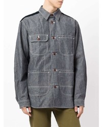 Chemise en jean bleu marine Junya Watanabe MAN