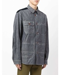 Chemise en jean bleu marine Junya Watanabe MAN