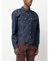 Chemise en jean bleu marine JUNTAE KIM