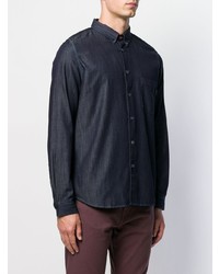 Chemise en jean bleu marine PS Paul Smith