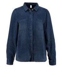 Chemise en jean bleu marine Soyaconcept