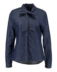 Chemise en jean bleu marine Vero Moda