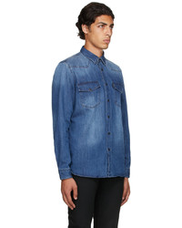 Chemise en jean bleue Hugo