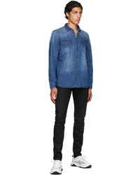 Chemise en jean bleue Hugo