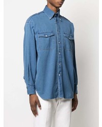 Chemise en jean bleue Tom Ford