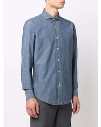 Chemise en jean bleue Eleventy