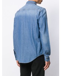 Chemise en jean bleue Givenchy